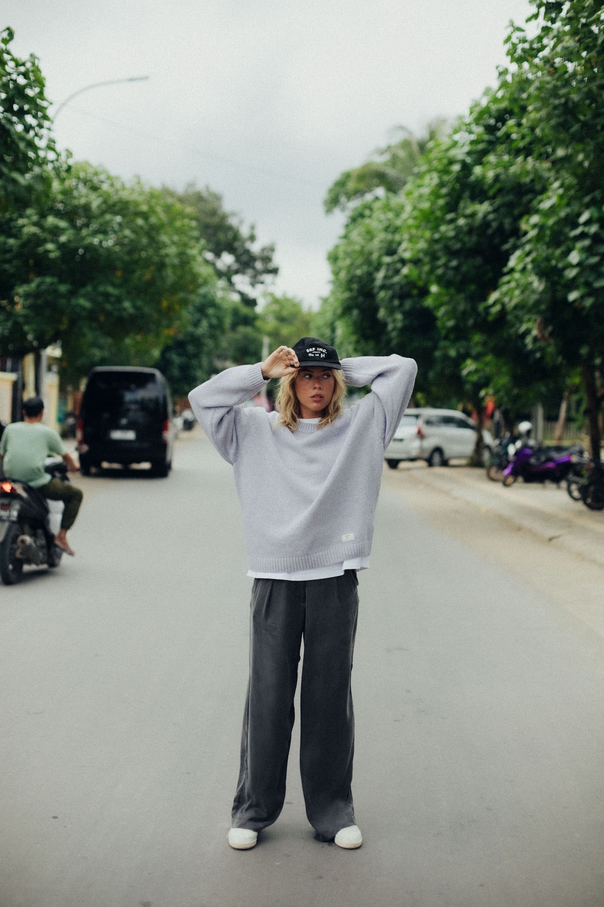 Beach Bum Sweater - Lavander