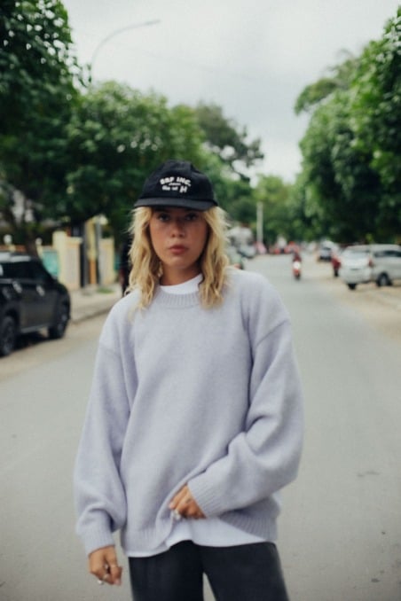 Beach Bum Sweater - Lavander Beach Bum Sweater - Lavander