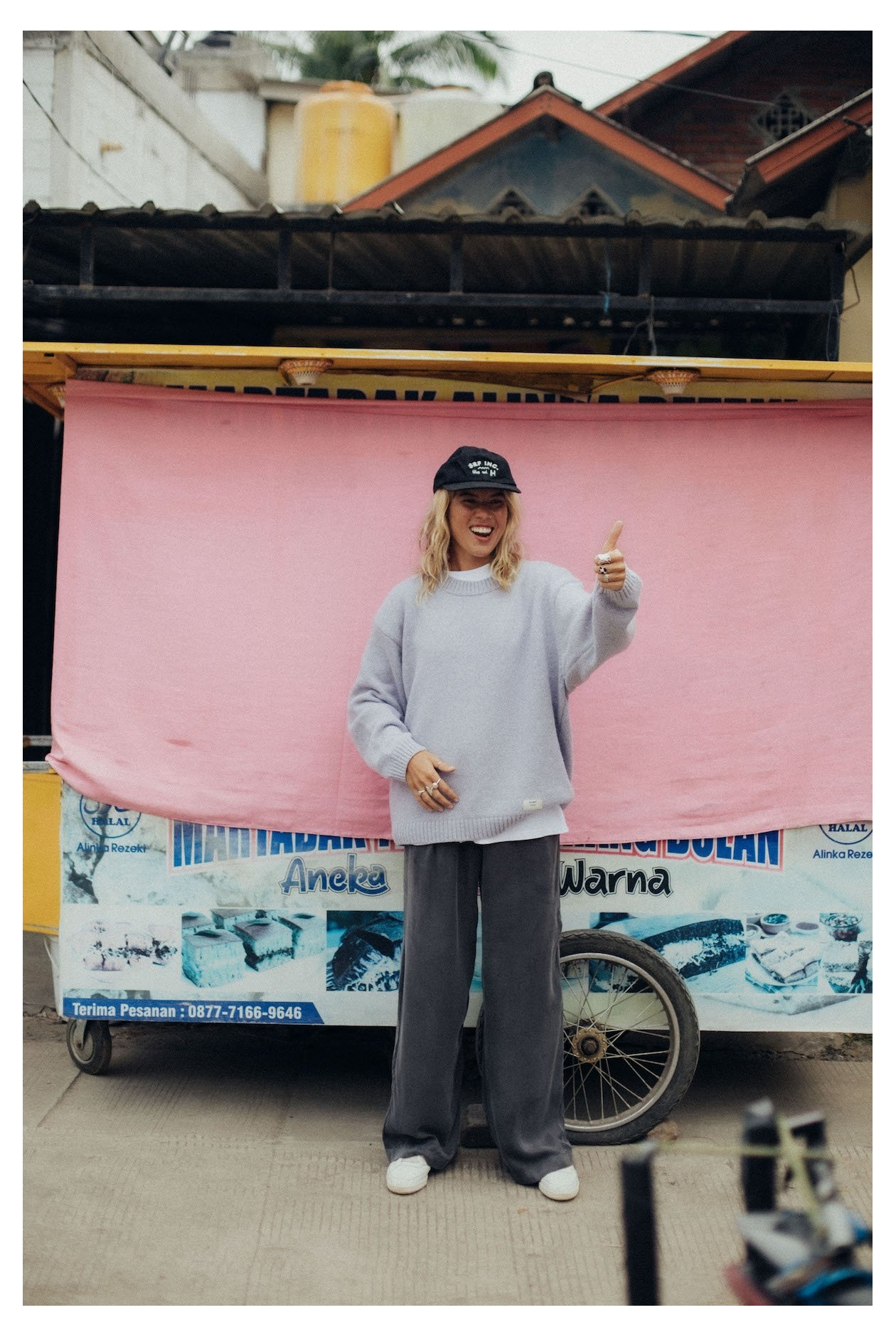 Beach Bum Sweater - Lavander Beach Bum Sweater - Lavander