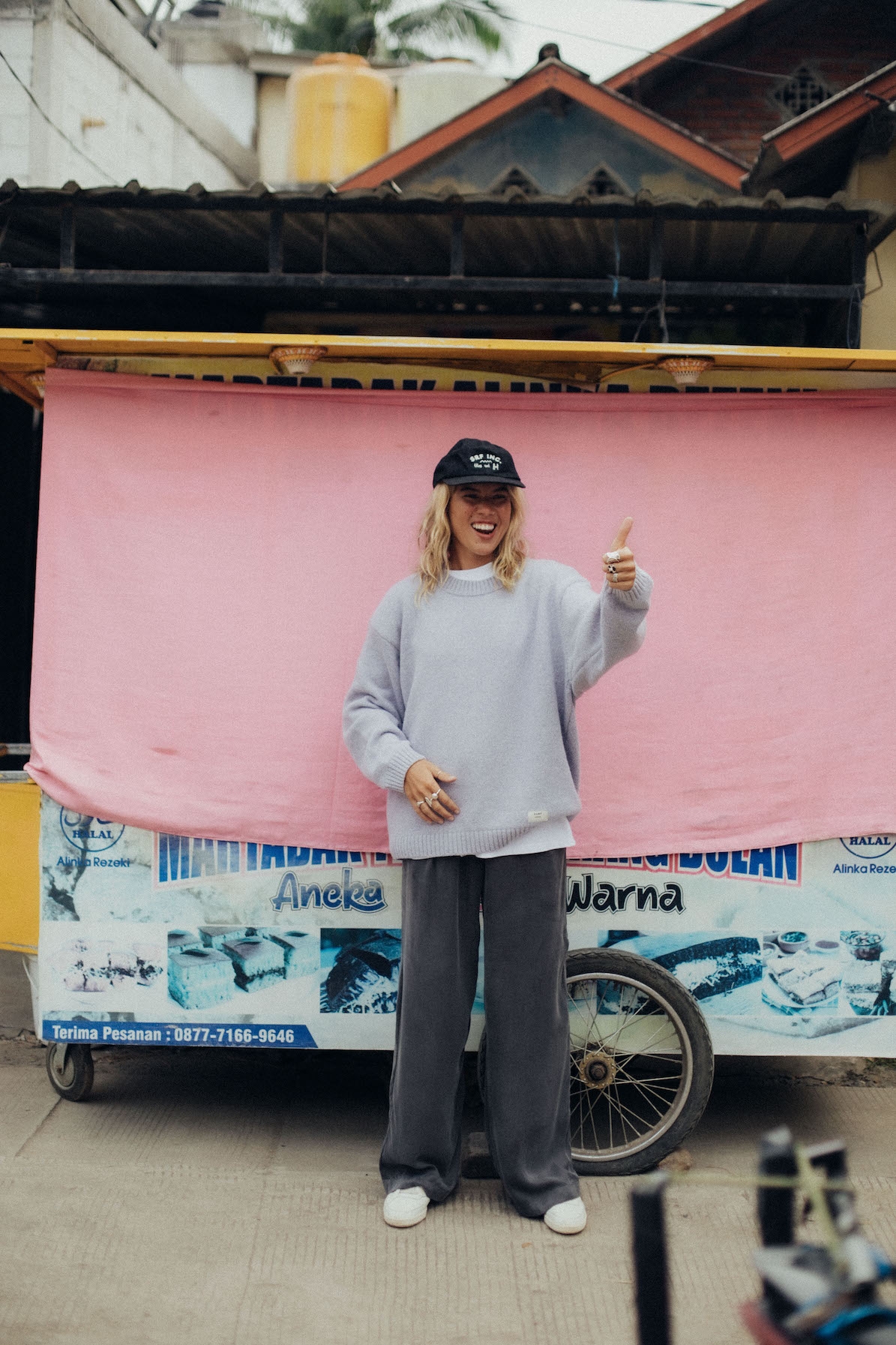 Beach Bum Sweater - Lavander