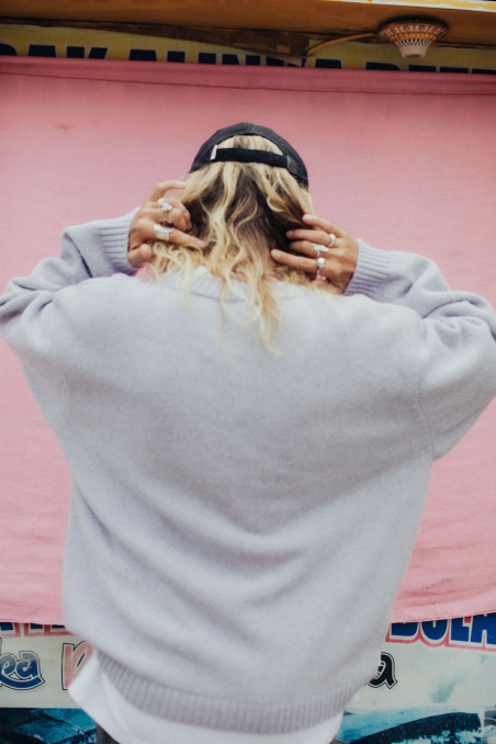 Beach Bum Sweater - Lavander Beach Bum Sweater - Lavander