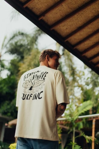 Potato Wave Tee - Super Natural