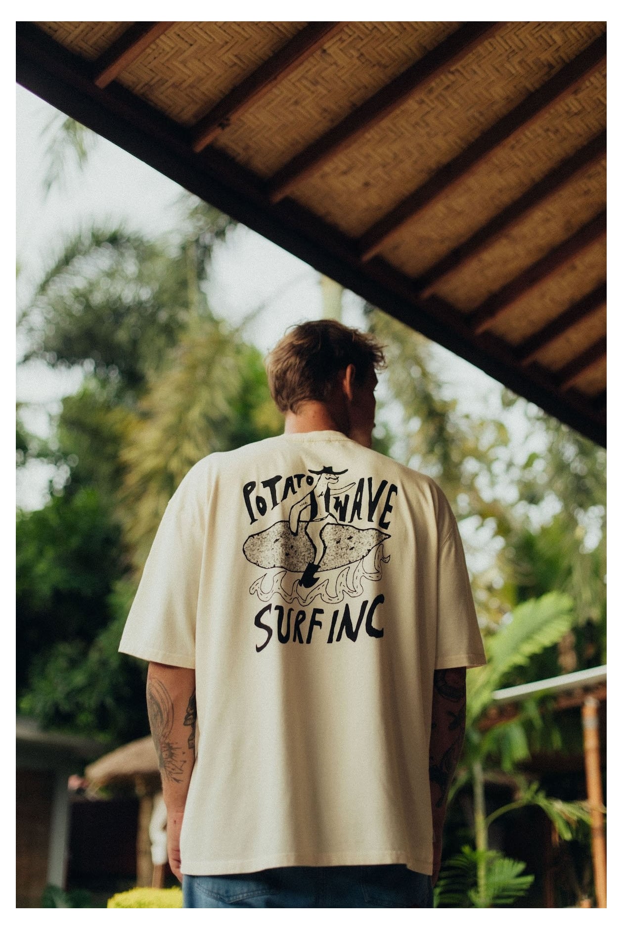 Potato Wave Tee - Super Natural Potato Wave Tee - Super Natural