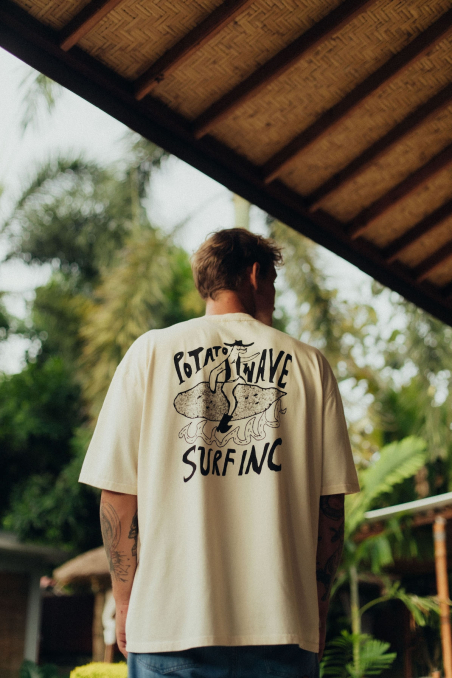 Potato Wave Tee - Super Natural Potato Wave Tee - Super Natural