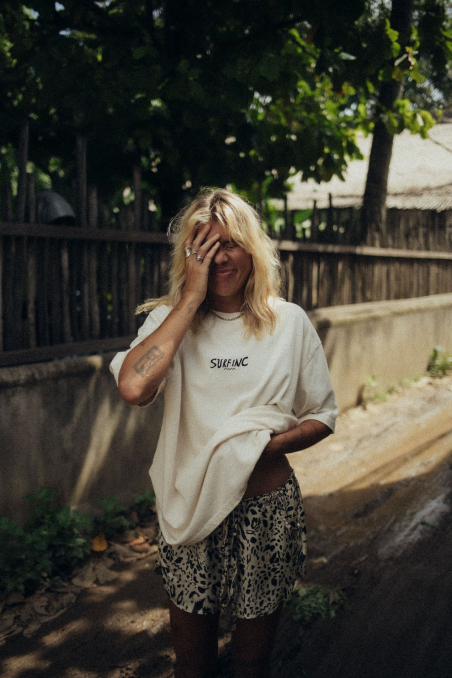 Potato Wave Tee - Super Natural Potato Wave Tee - Super Natural