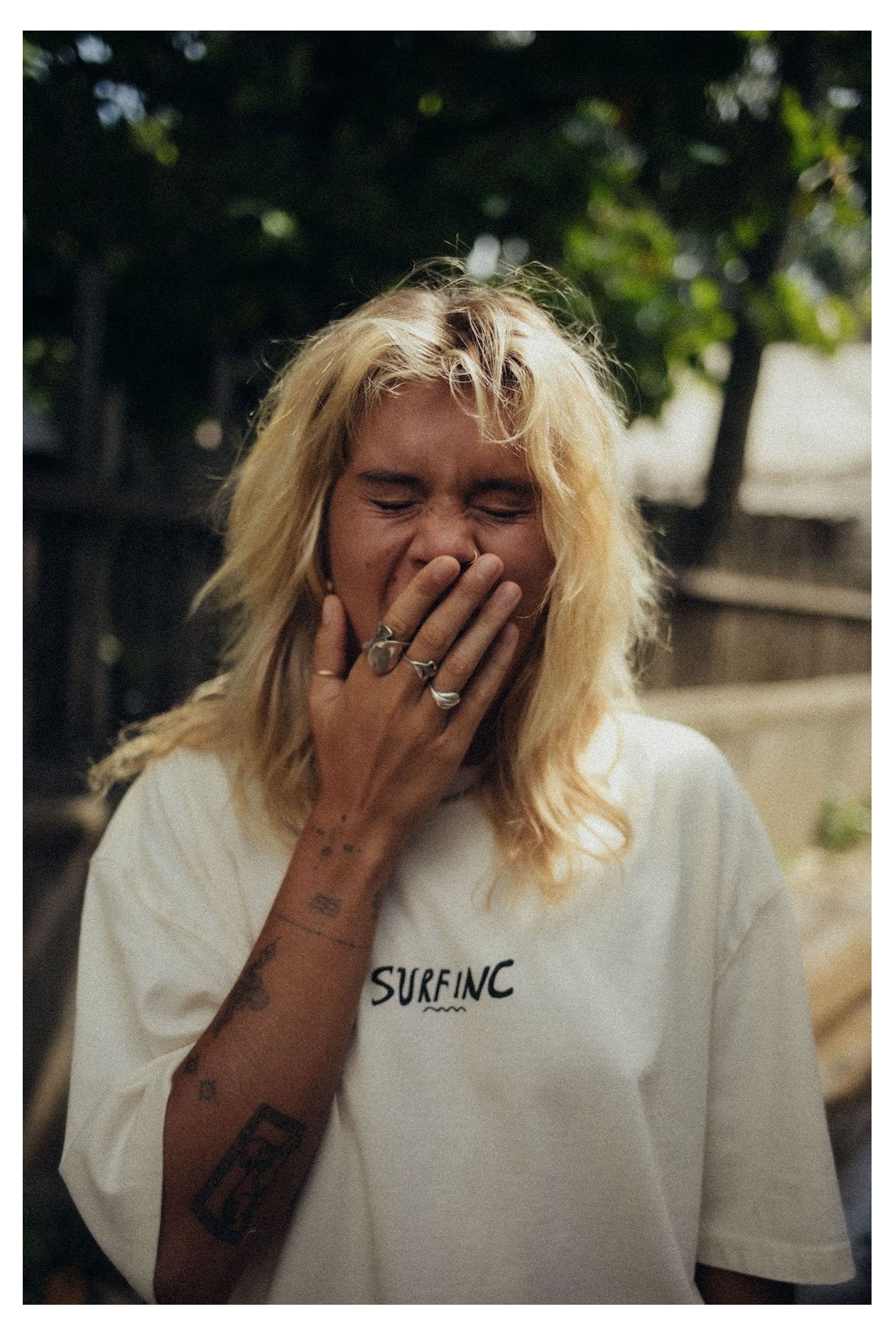 Potato Wave Tee - Super Natural Potato Wave Tee - Super Natural