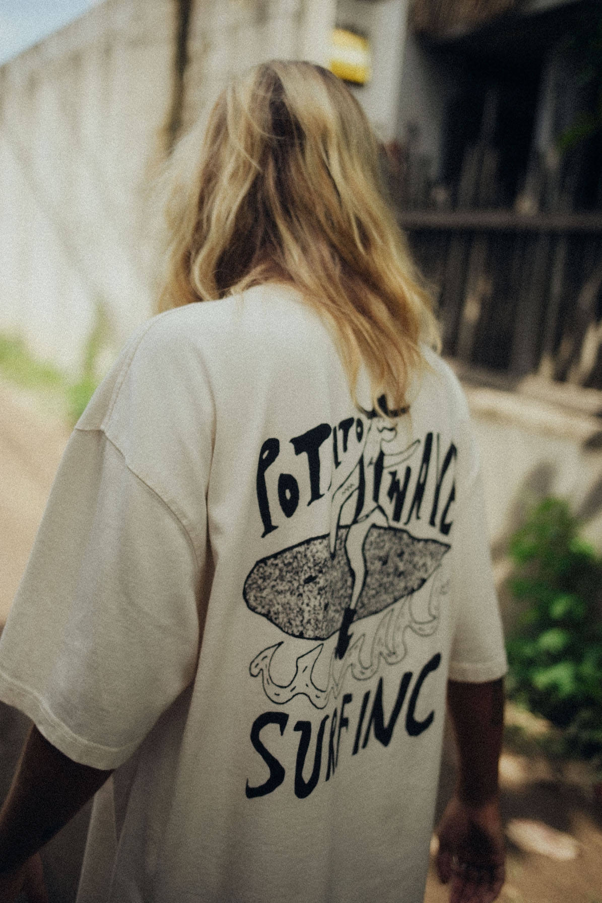 Potato Wave Tee - Super Natural Potato Wave Tee - Super Natural