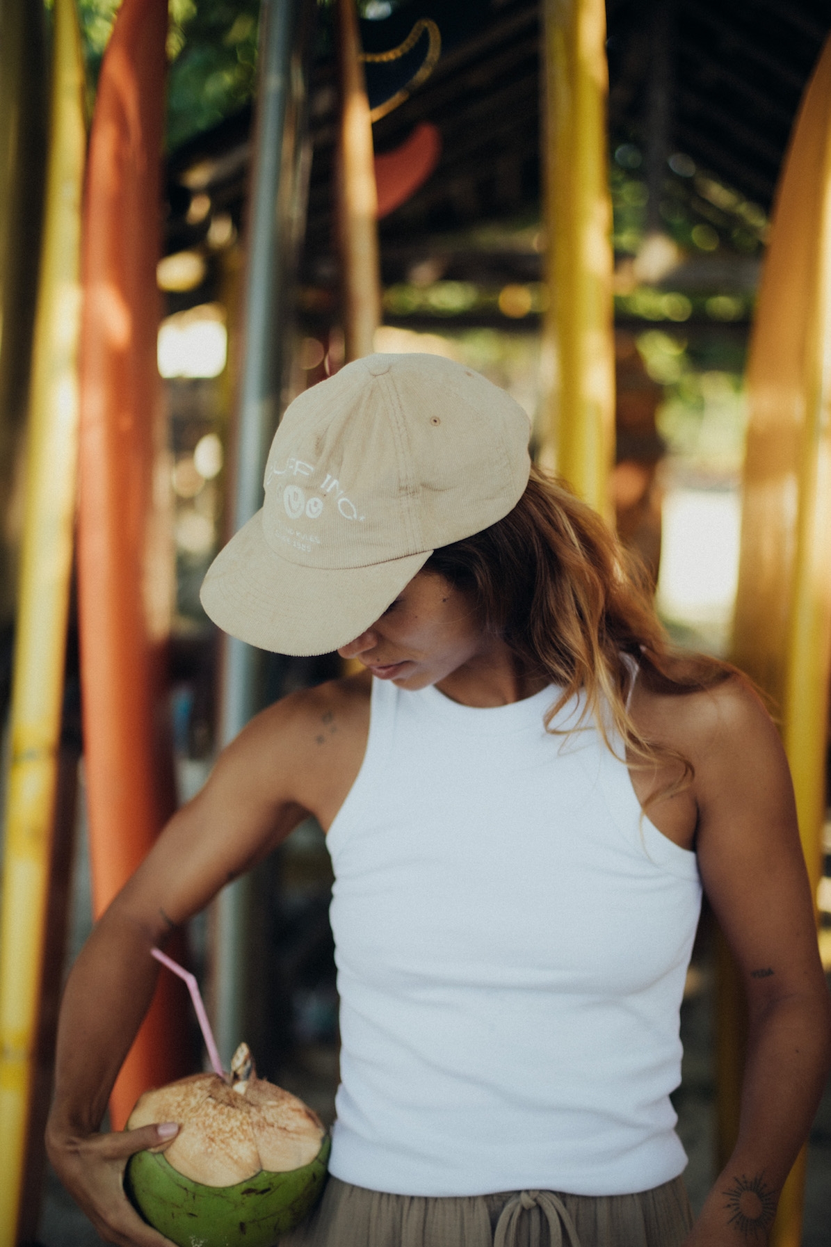 No Rules Cord Cap - Cookie No Rules Cord Cap - Cookie