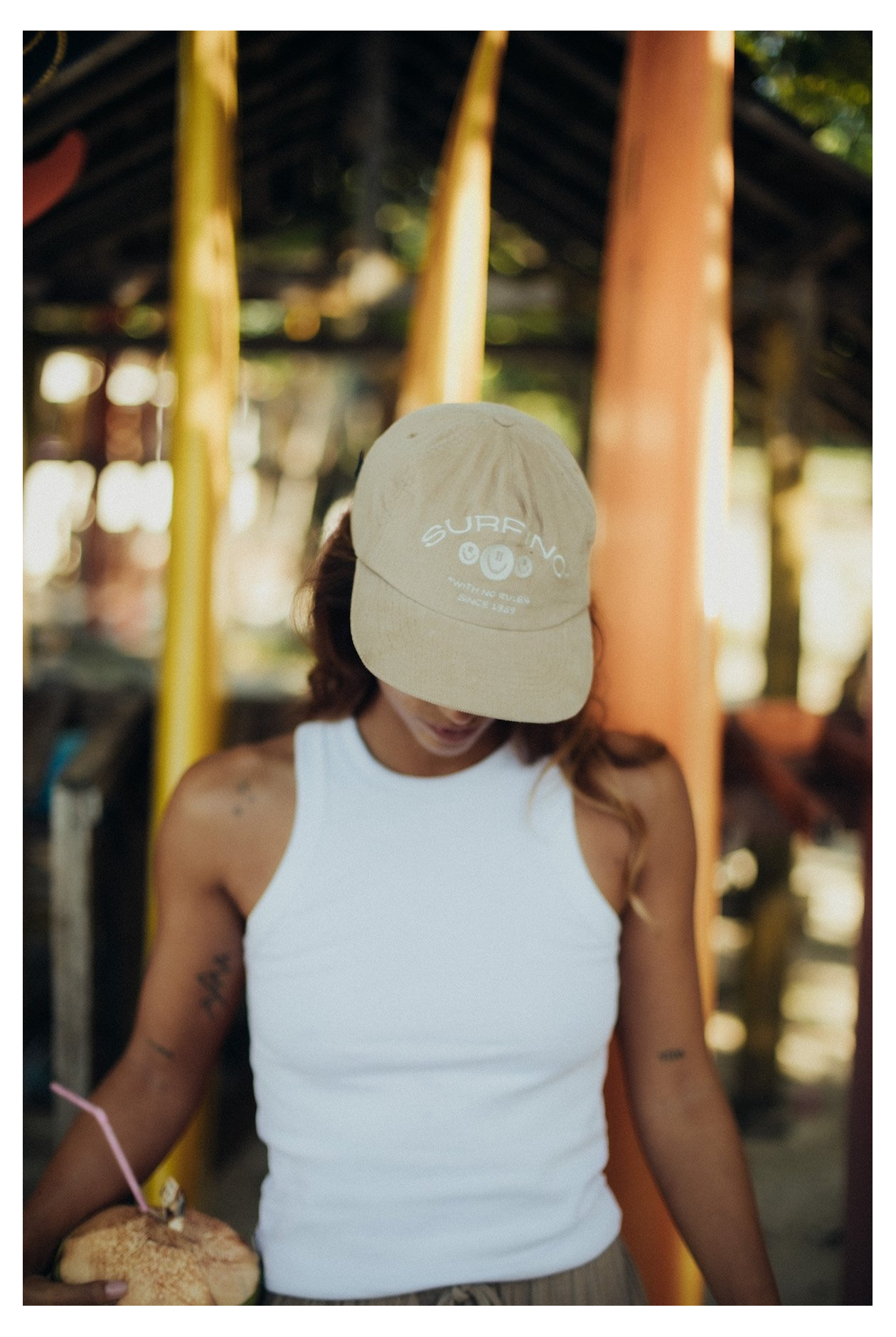 No Rules Cord Cap - Cookie No Rules Cord Cap - Cookie