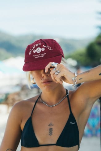 No Rules Cord Cap - Formula Red