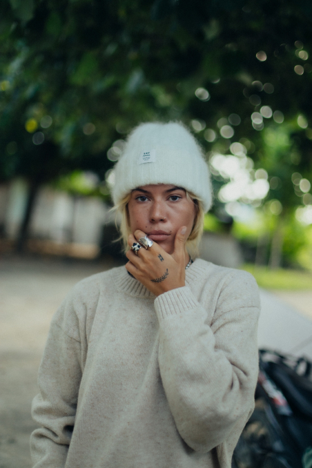 Olivia SRF Beanie - Vintage White Olivia SRF Beanie - Vintage White