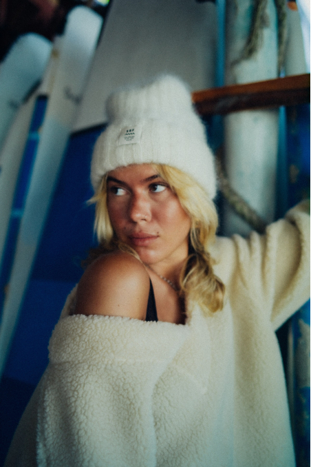 Olivia SRF Beanie - Vintage White Olivia SRF Beanie - Vintage White