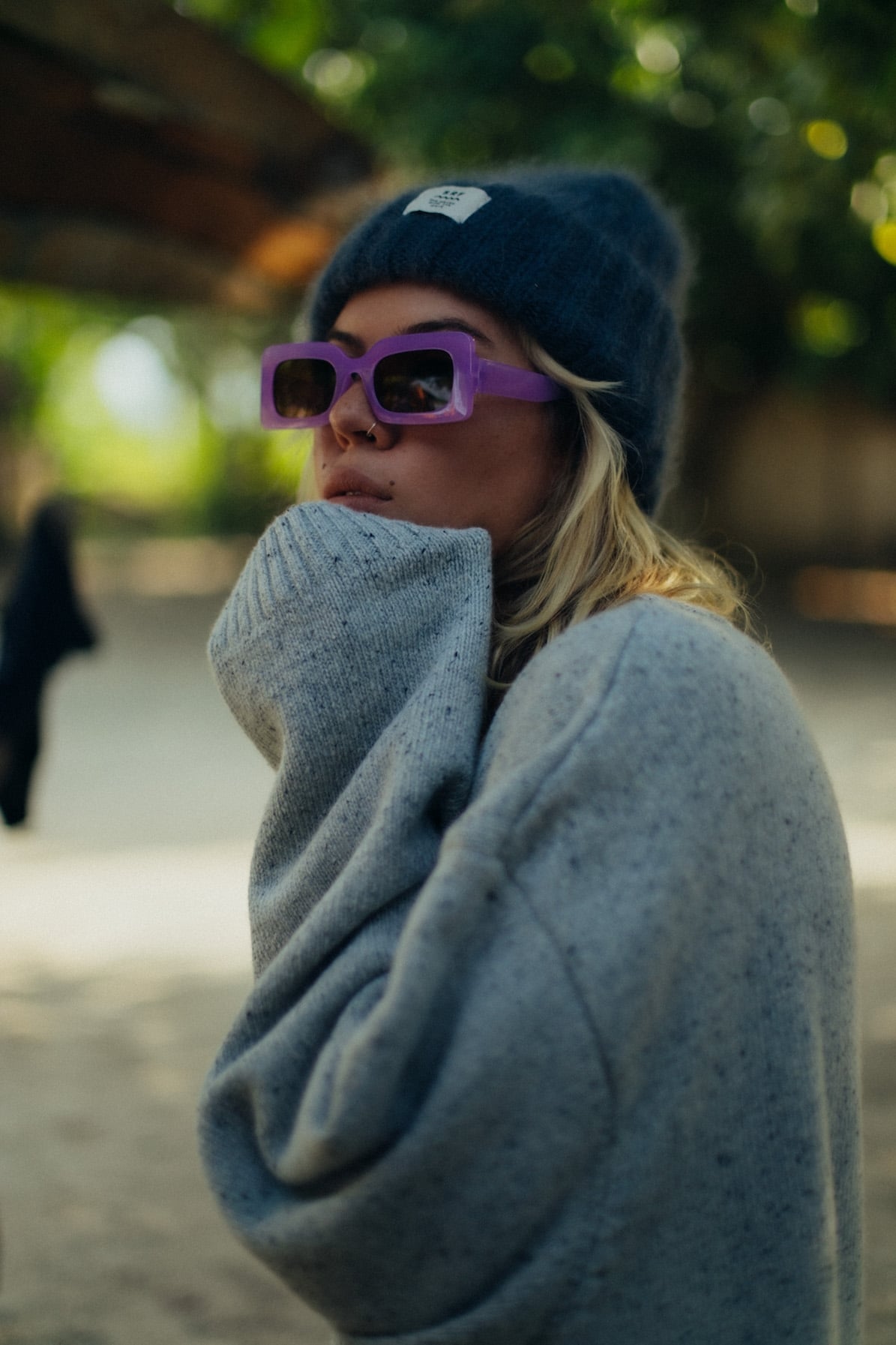 Olivia SRF Beanie - Stone Grey