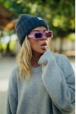 Olivia SRF Beanie - Stone Grey | Surf Inc. Olivia SRF Beanie - Stone Grey | Surf Inc.