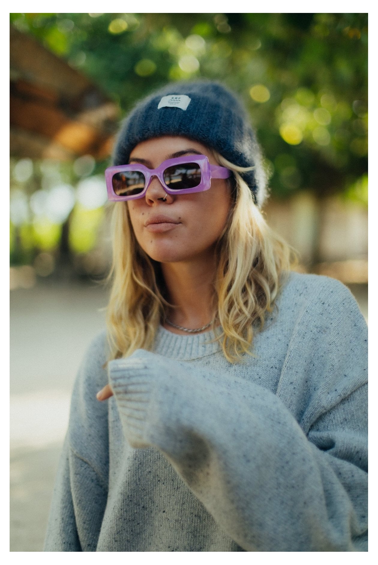 Olivia SRF Beanie - Stone Grey | Surf Inc. Olivia SRF Beanie - Stone Grey | Surf Inc.