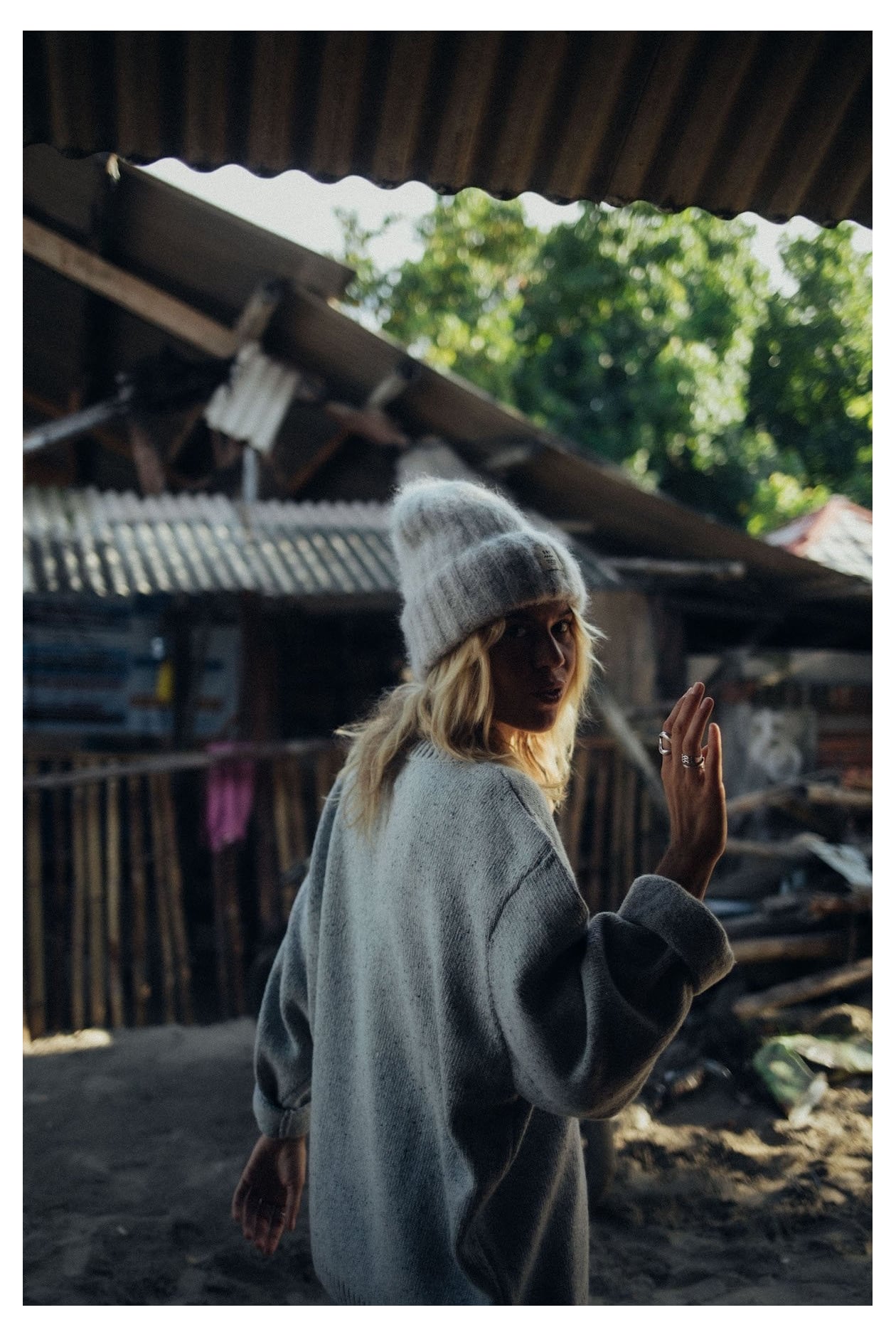 Olivia SRF Beanie - Light Grey Olivia SRF Beanie - Light Grey