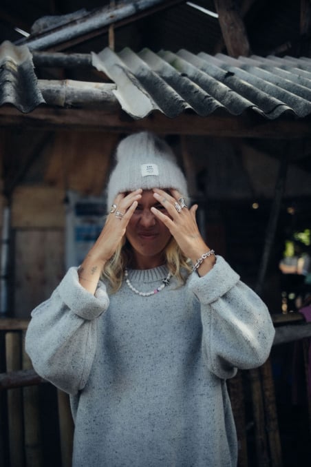 Olivia SRF Beanie - Light Grey Olivia SRF Beanie - Light Grey