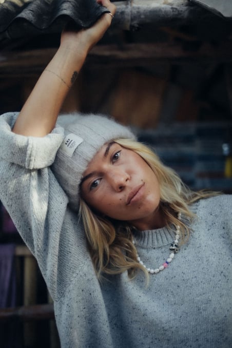 Olivia SRF Beanie - Light Grey Olivia SRF Beanie - Light Grey