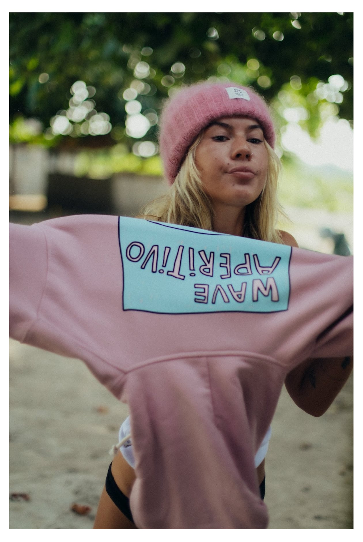 Olivia SRF Beanie - Dirty Pink Olivia SRF Beanie - Dirty Pink