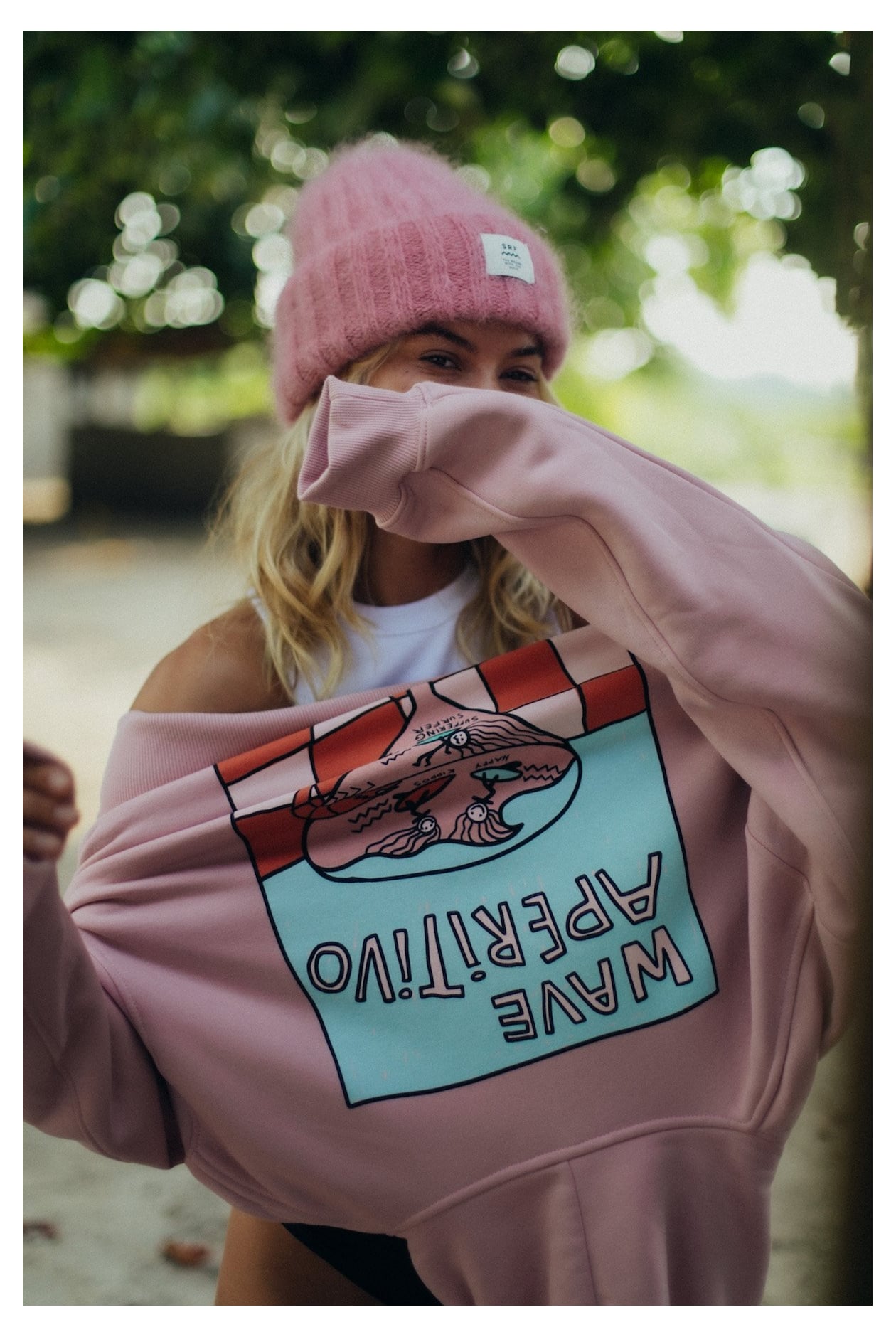 Olivia SRF Beanie - Dirty Pink Olivia SRF Beanie - Dirty Pink