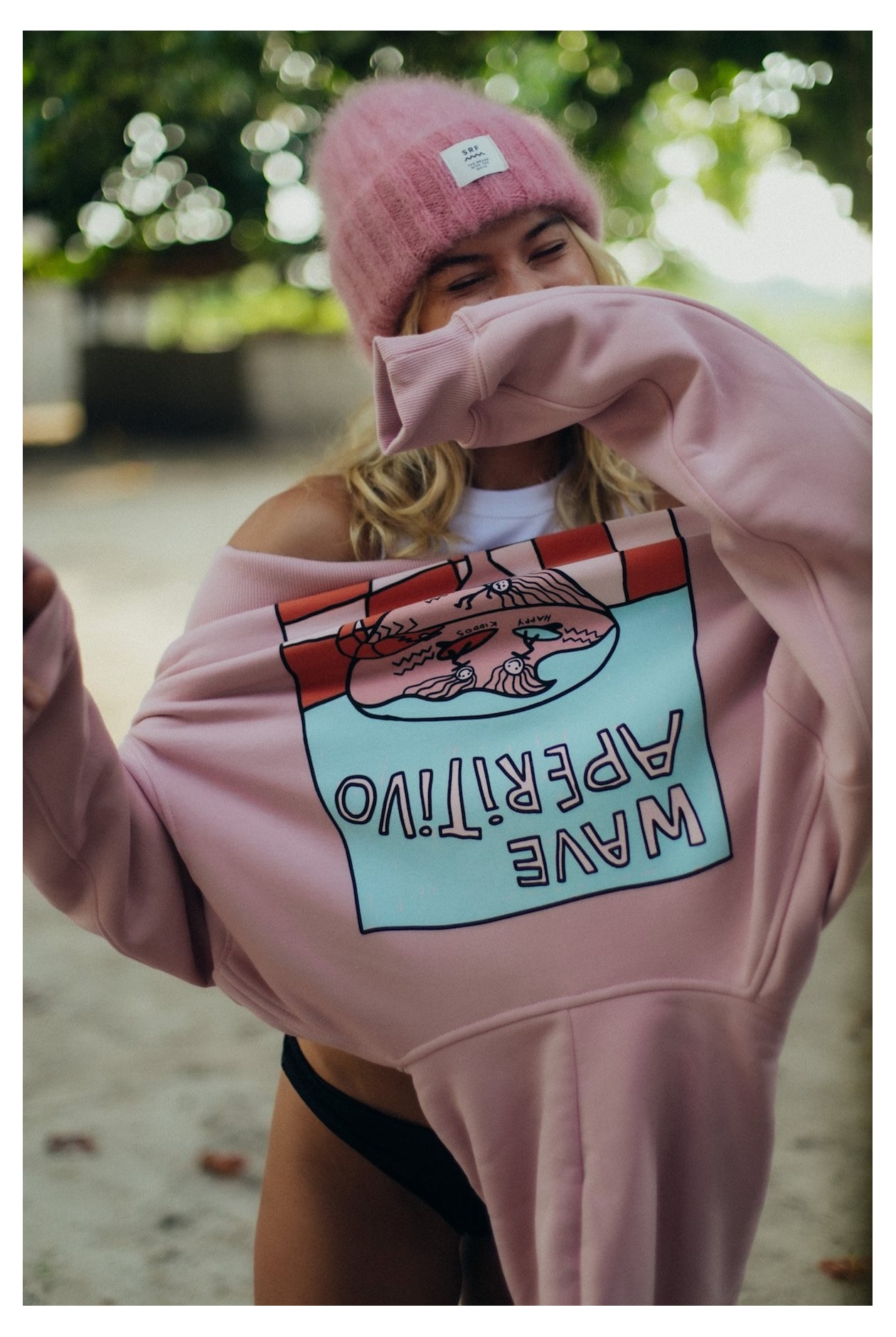 Olivia SRF Beanie - Dirty Pink Olivia SRF Beanie - Dirty Pink