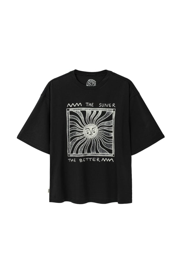 The Suner Tee - Acid Black The Suner Tee - Acid Black