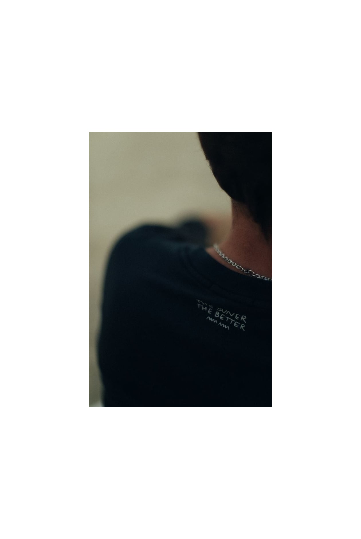 The Suner Tee - Acid Black