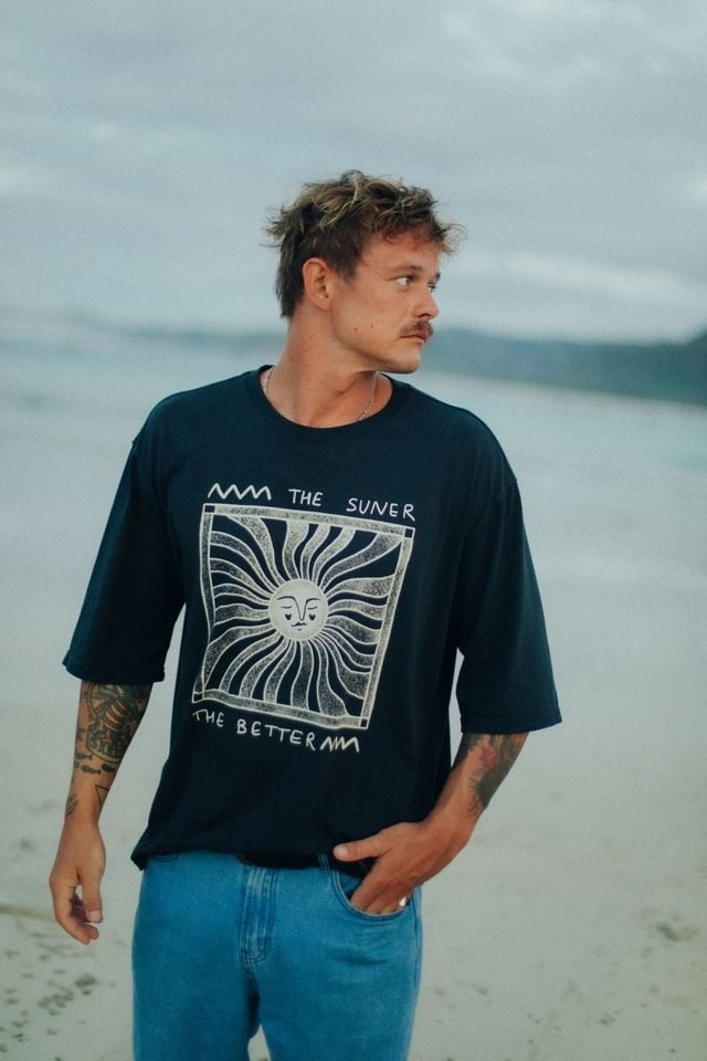 The Suner Tee - Acid Black The Suner Tee - Acid Black