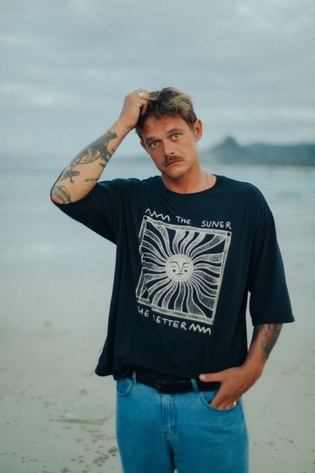 The Suner Tee - Acid Black The Suner Tee - Acid Black