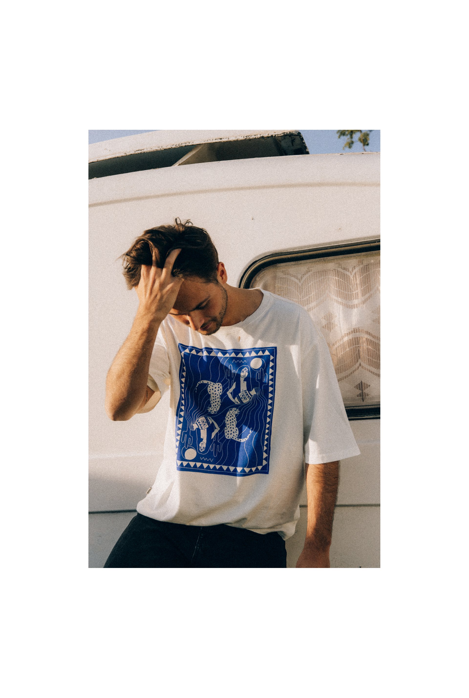 Aqua Box Tee - Vintage White | Surf Inc.