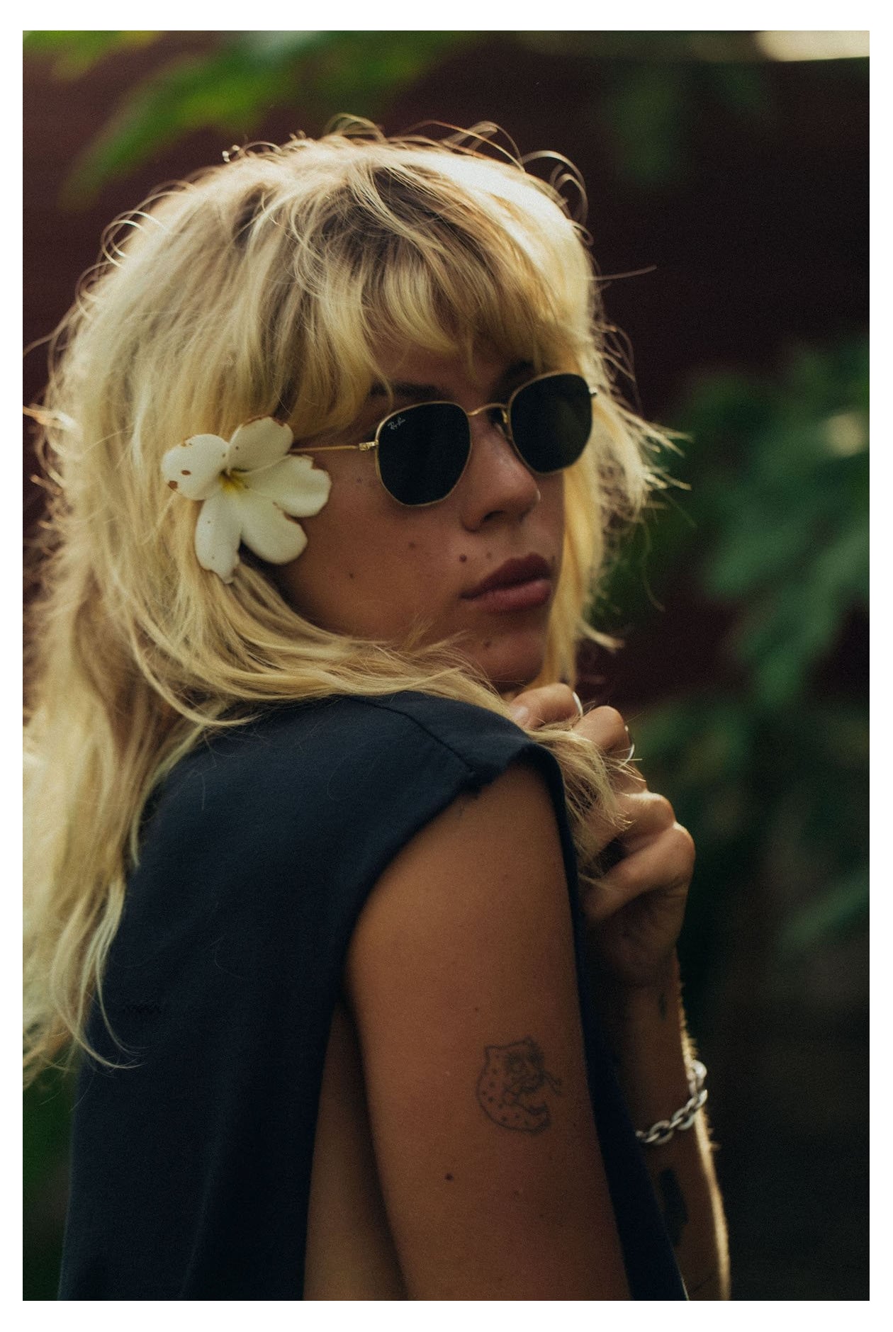 Pocket Tank Top - Acid Black