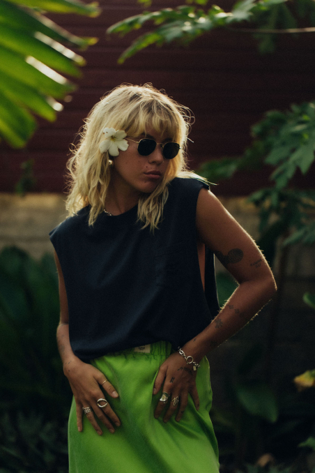 Pocket Tank Top - Acid Black Pocket Tank Top - Acid Black