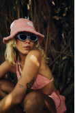 Frotte Triangle Bra - Flamingo Pink | Surf Inc. Frotte Triangle Bra - Flamingo Pink | Surf Inc.