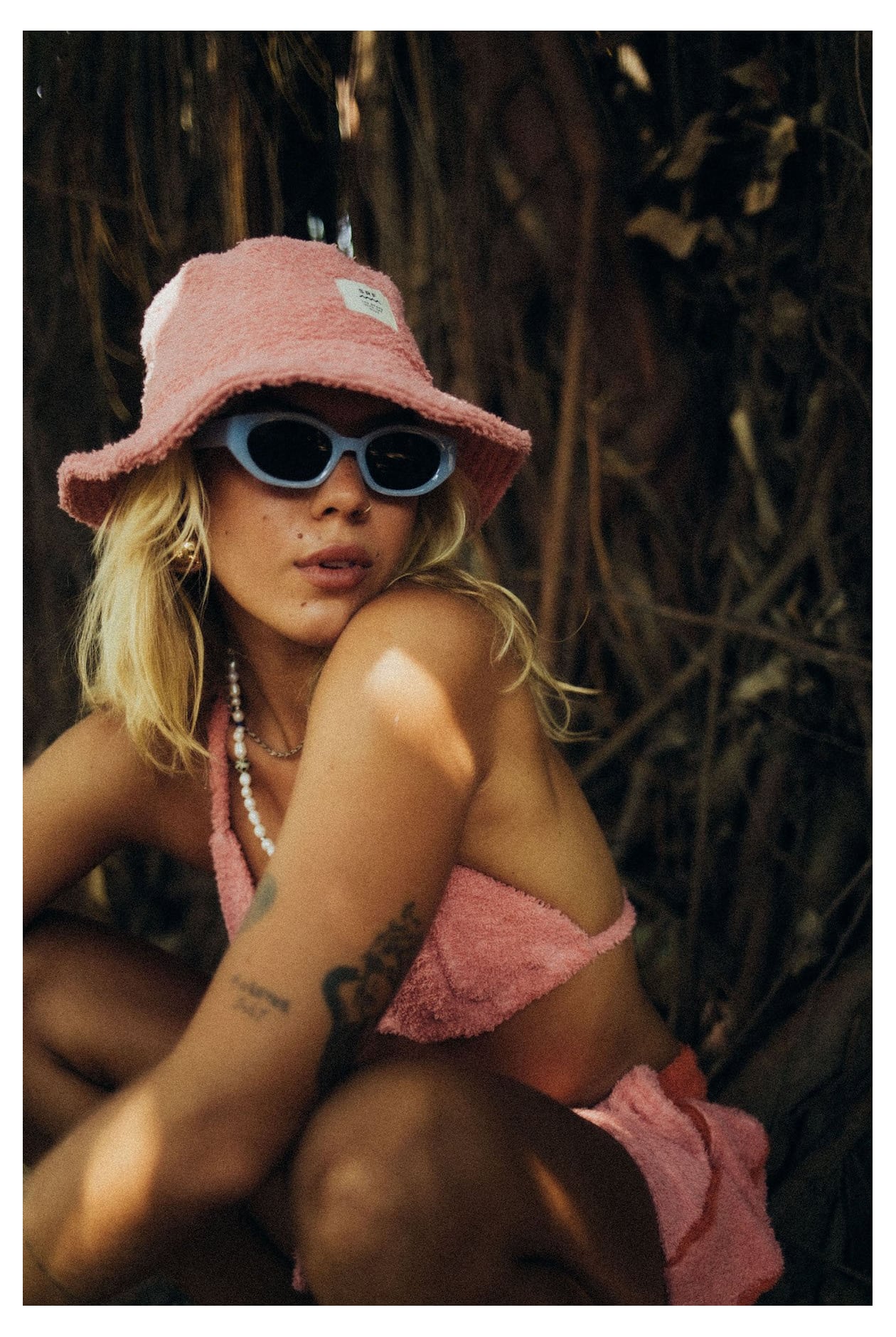 Frotte Shorts - Flamingo Pink Frotte Shorts - Flamingo Pink