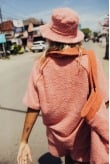 Frotte Polo Tee - Flamingo Pink Frotte Polo Tee - Flamingo Pink