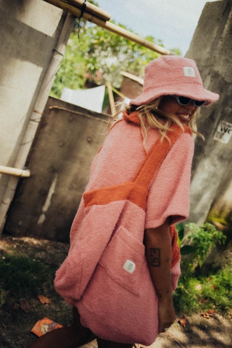 Frotte Bucket - Flamingo Pink Frotte Bucket - Flamingo Pink