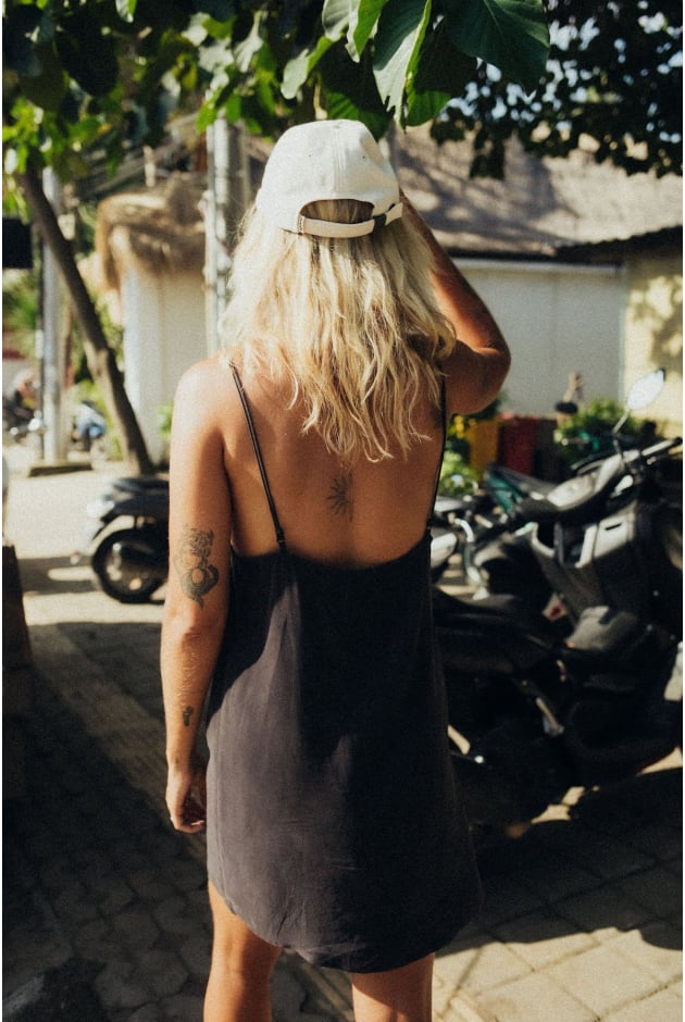 Wine & Surf Cap - Vintage White & Carmel Wine & Surf Cap - Vintage White & Carmel