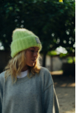 Olivia Wave Tiger Beanie - Lime | Surf Inc. Olivia Wave Tiger Beanie - Lime | Surf Inc.