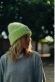 Olivia Wave Tiger Beanie - Lime | Surf Inc. Olivia Wave Tiger Beanie - Lime | Surf Inc.