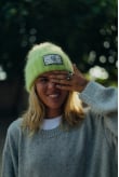 Olivia Wave Tiger Beanie - Lime | Surf Inc. Olivia Wave Tiger Beanie - Lime | Surf Inc.