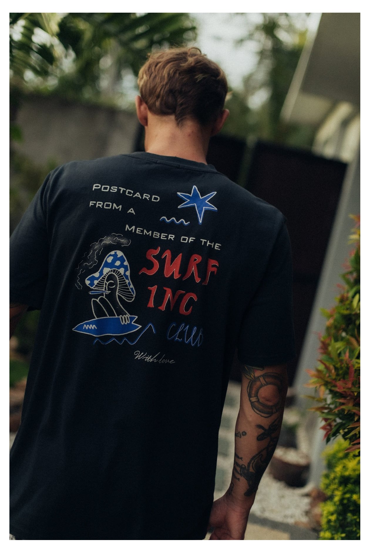 Shrooms Member Tee - Acid Black | Surf Inc. Shrooms Member Tee - Acid Black | Surf Inc.