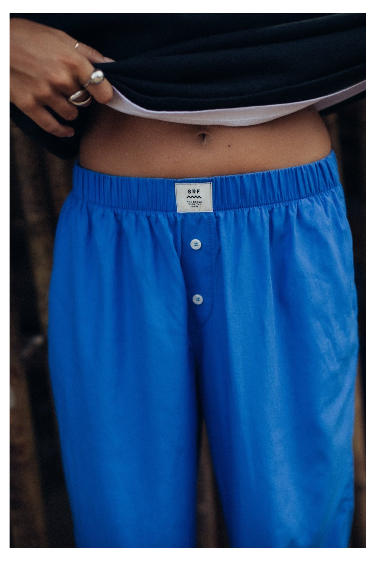 Lyocell Boxer Pants - Indigo Lyocell Boxer Pants - Indigo