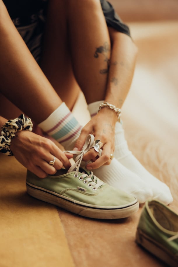 Pastel Socks - Vintage White