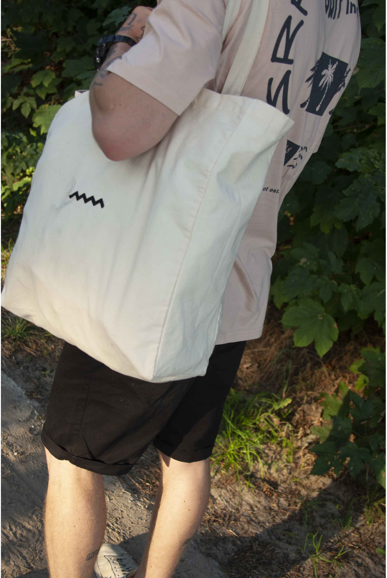 Organic Shopper Bag - Vintage White