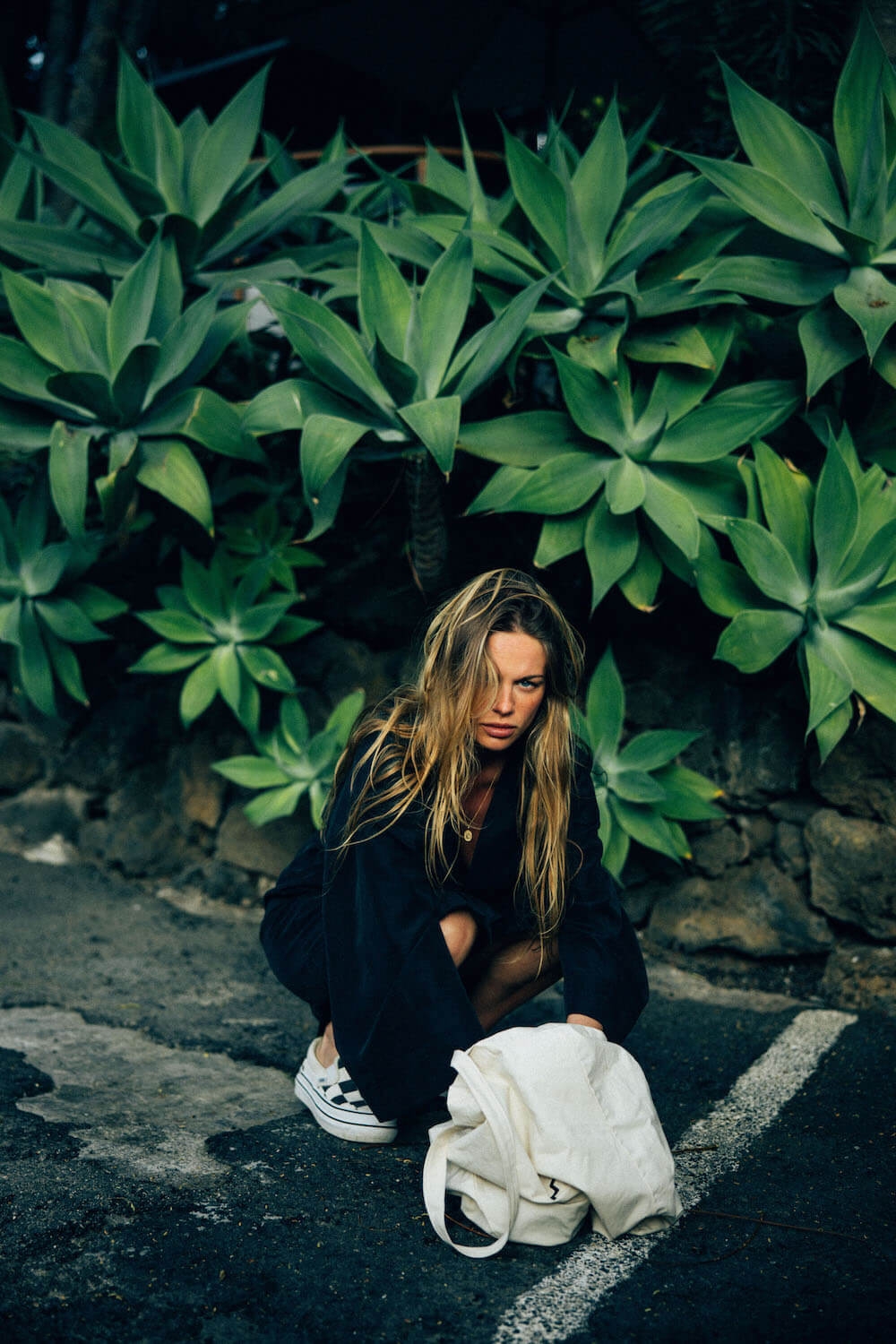 Organic Shopper Bag - Vintage White