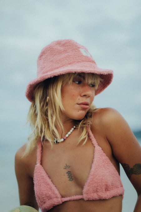 Frotte Bucket - Flamingo Pink Frotte Bucket - Flamingo Pink