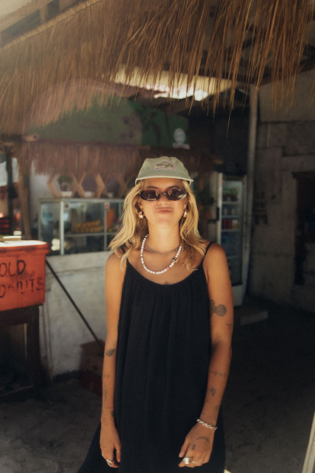 Loose Muslin Dress - Space Black Loose Muslin Dress - Space Black