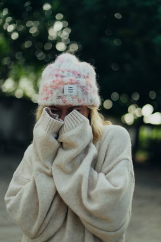 Little Cloud Beanie - Orange