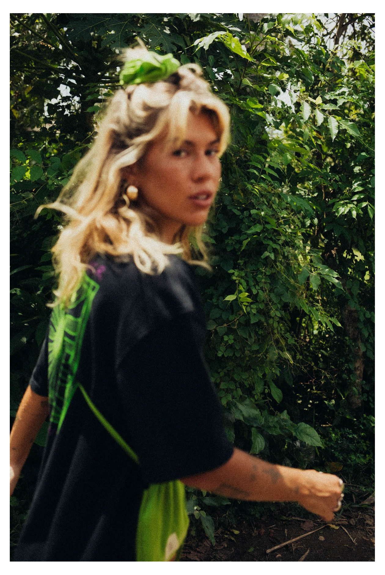 Lime Hair Scrunchie Lime Hair Scrunchie