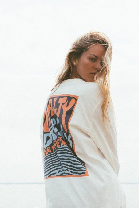 Salty Dreams LS - Vintage White Salty Dreams LS - Vintage White